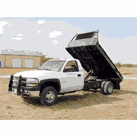 5 ton dump hoist kit for flat bed truck