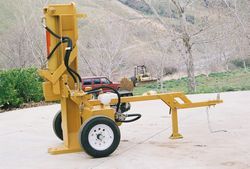 Splitez model 25000 34 ton vertical  hydraulic log splitter and wood splitter