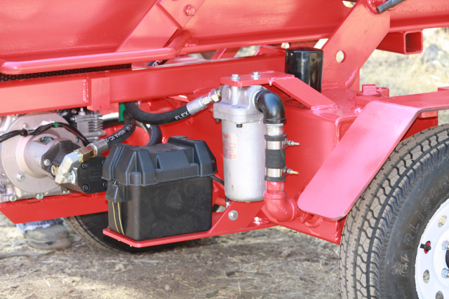 Big red log splitter www.splitez.com